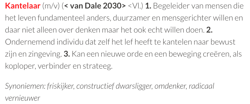 Definitie Kantelaar - www.kantelpunt.be