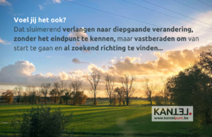 Kantelpunt - individuele begeleiding bij het maken van bewuste keuzes voor je professionele en persoonlijke toekomst in een wereld in verandering