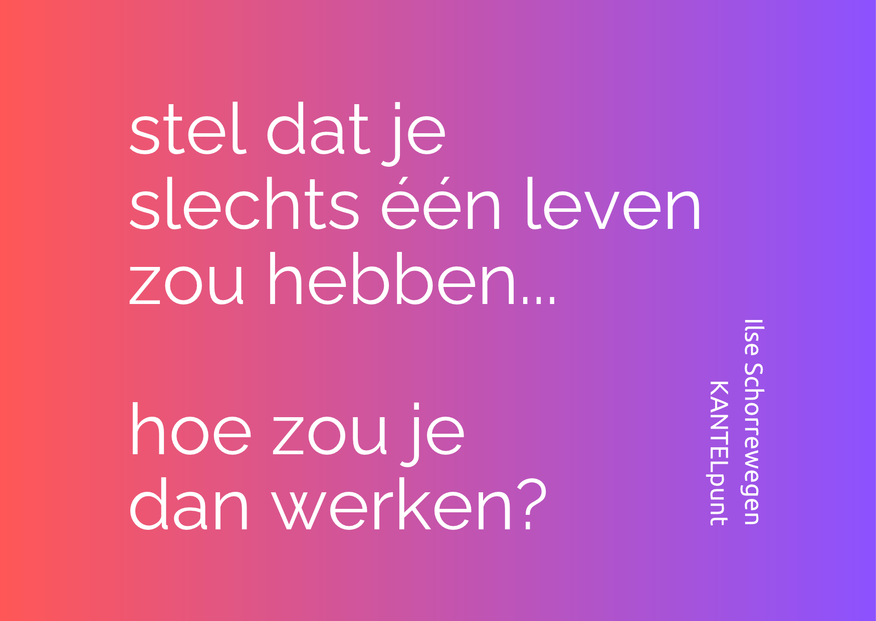 KANTELPUNT | Mentaal welzijn in werk en leven